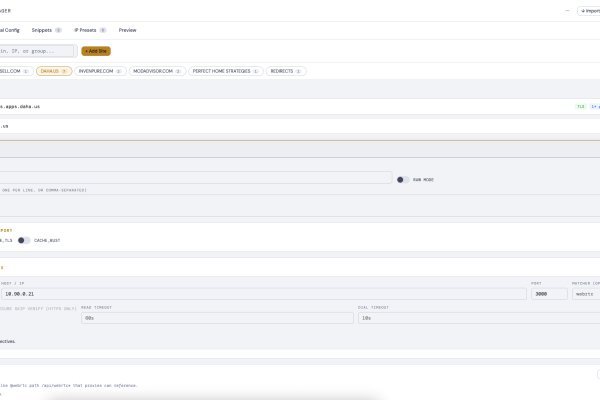 CaddyFile Manager